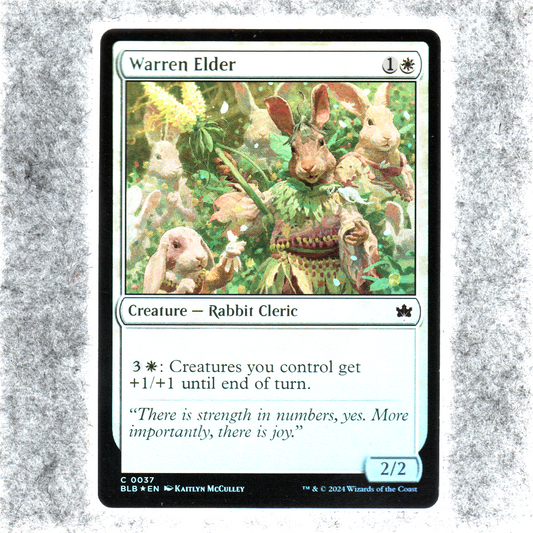 Warren Elder 037 Foil NM Common MTG Bloomburrow Magic