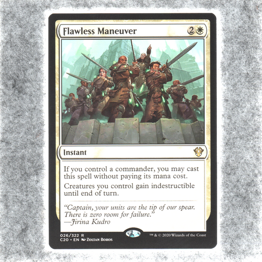 Flawless Maneuver 026 NM NF MTG Commander 2020 Magic