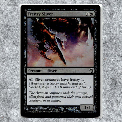 Frenzy Sliver FOIL Premium Deck Series: Slivers PLD Black Common CARD ABUGames