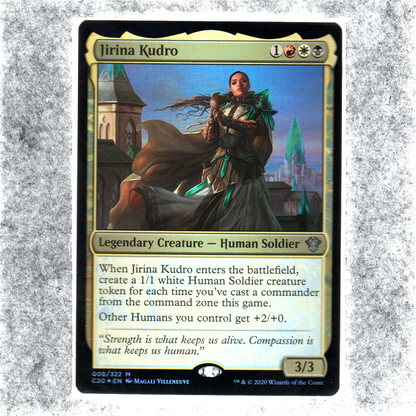 Jirina Kudro 004 NM Foil Mythic MTG Commander 2020 Magic