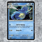 Seadra 11 NM Reverse Holo Common Pokémon TCG Shrouded Fable 2024