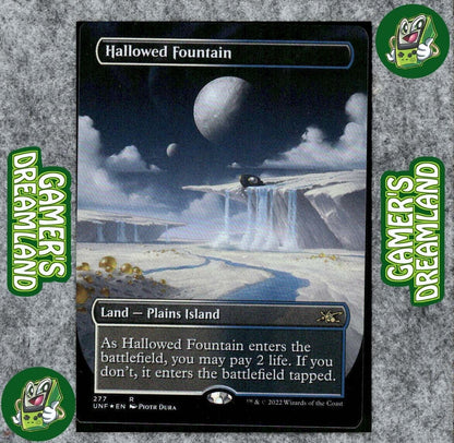 Hallowed Fountain Borderless Foil 277 NM Rare MTG Unfinity Magic