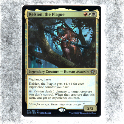 Kelsien, the Plague 017 NM Foil Mythic MTG Commander 2020 Magic