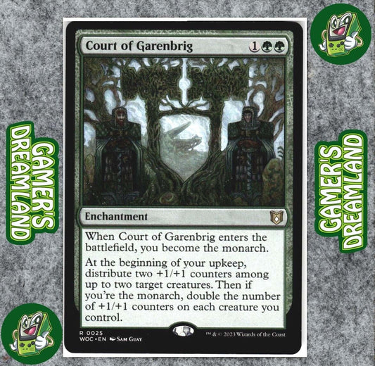 Court of Garenbrig 25 NM NF Rare MTG Wilds of Eldraine Commander Magic