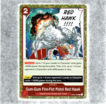 One Piece TCG GUM-GUM FIRE-FIST PISTOL RED HAWK OP01-026 R NM English NOCO