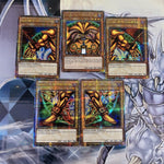 YUGIOH! exodia the forbidden one complete set Quarter Century Rare MP23+mp24