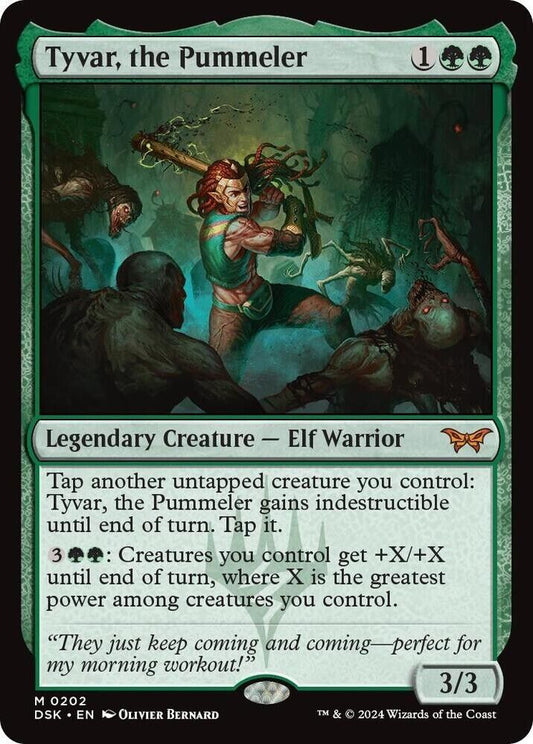 Tyvar, the Pummeler #202 NM NF Mythic Rare MTG Duskmourn: House of Horror Magic