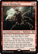 Fear of Missing Out 136 NM NF Rare MTG Duskmourn: House of Horror Magic