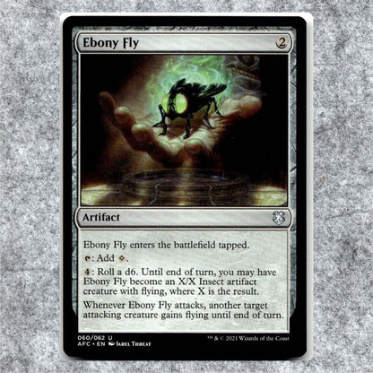 Ebony Fly 60 NM NF Uncommon MTG Commander: Adventures in the Forgotten Realms