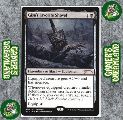 Gisa's Favorite Shovel 19 NM NF Mythic MTG Secret Lair Universes Within Magic