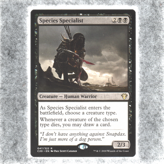 Species Specialist 049 NM NF MTG Commander 2020 Magic