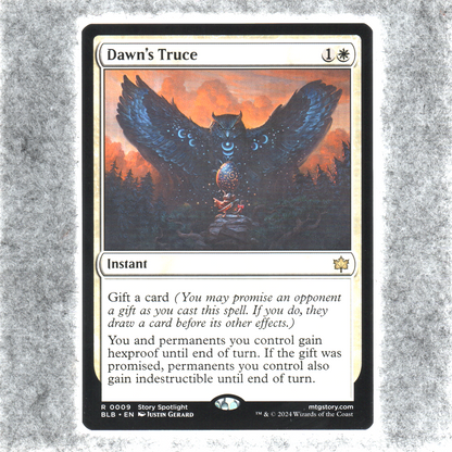 Dawn's Truth 009 NM NF MTG Bloomburrow Magic