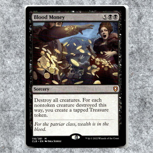 Blood Money 116 NM NF Mythic MTG Commander Legends: Battle for Baldur's Gate