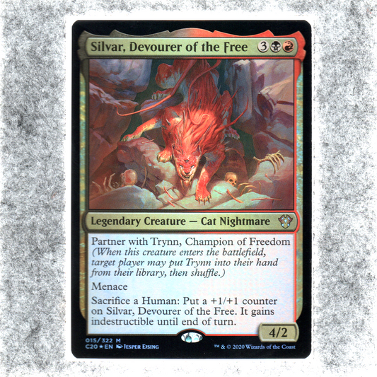 Silvar, Devourer of the Free 015 Foil NM MTG Commander 2020 Magic